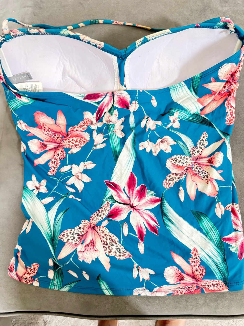 La Blanca 🩱Teal Swim Top - Picture 2 of 7